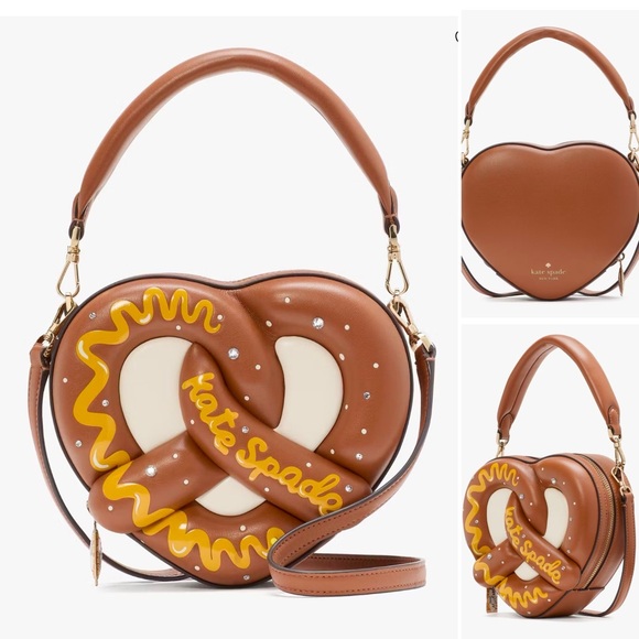 Kate Spade NYC 3D Pretzel Crossbody NOVELTY